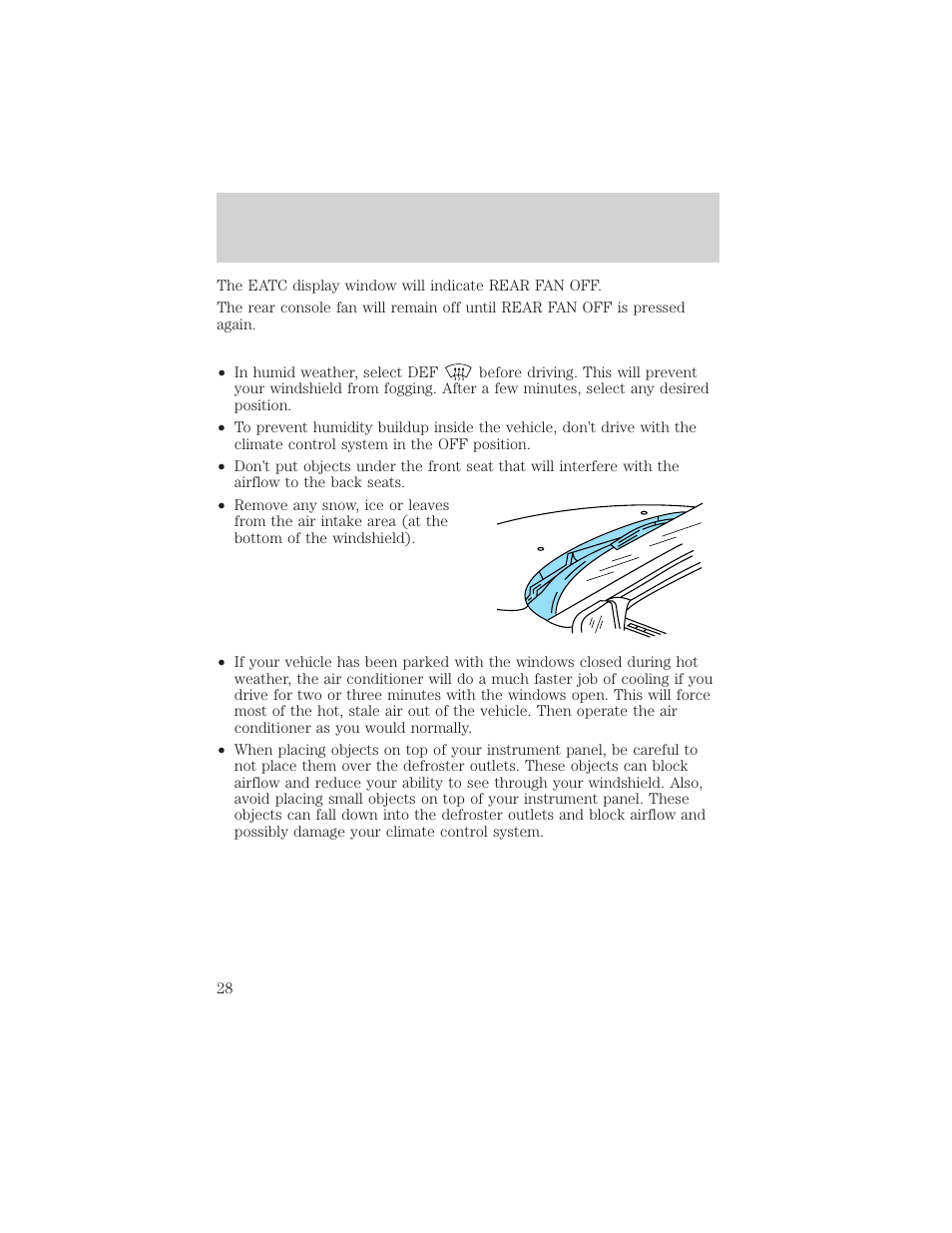 Controls and features | FORD 1999 Explorer User Manual | Page 28 / 264