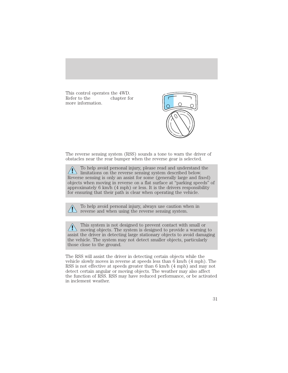 Controls and features | FORD 1999 Explorer User Manual | Page 31 / 264