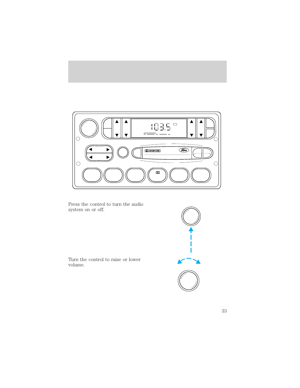 Controls and features | FORD 1999 Explorer User Manual | Page 33 / 264