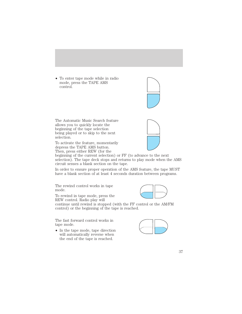 FORD 1999 Explorer User Manual | Page 37 / 264