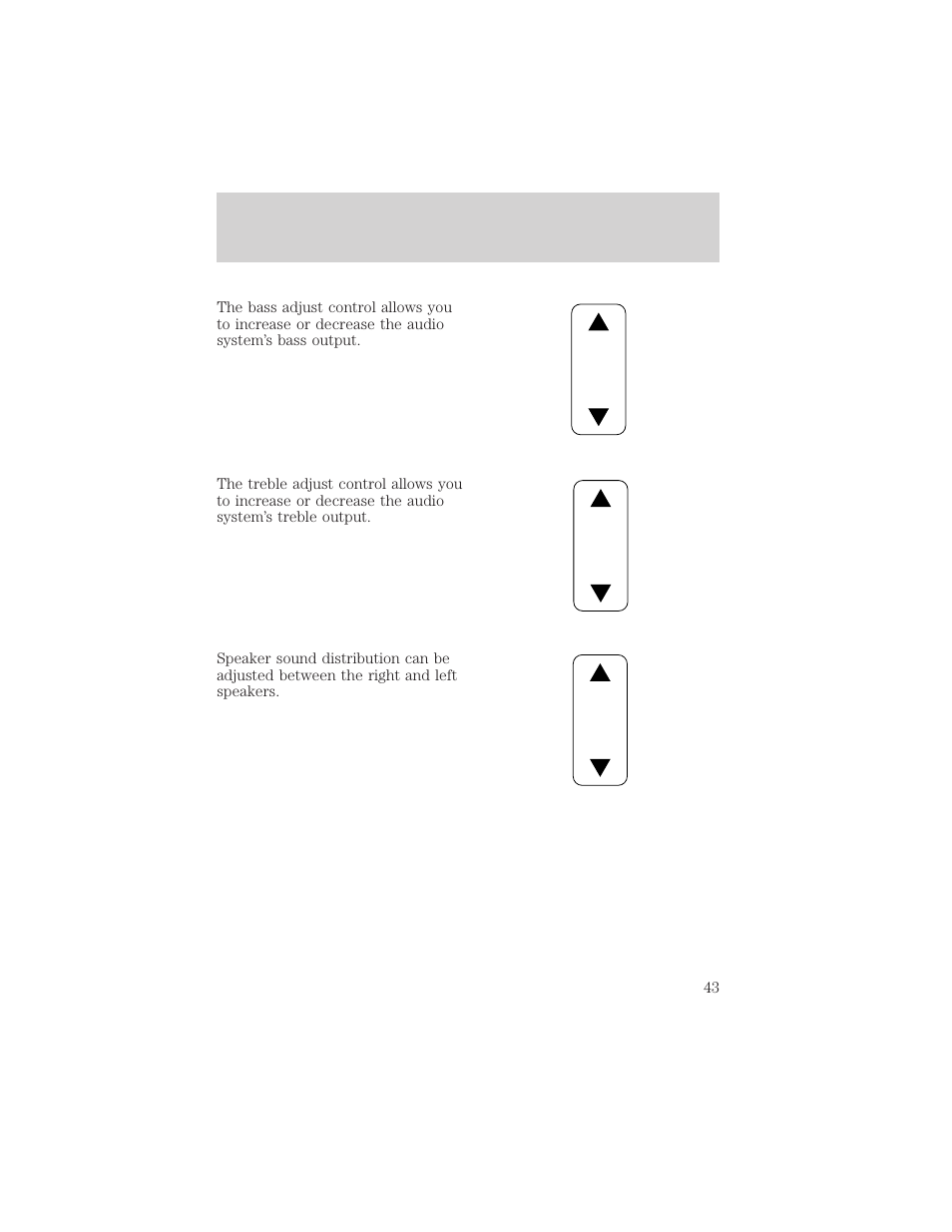 Controls and features | FORD 1999 Explorer User Manual | Page 43 / 264