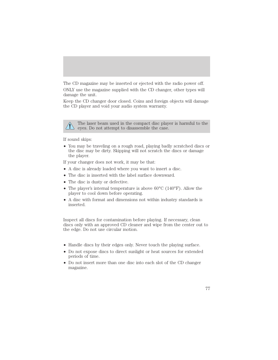 Controls and features | FORD 1999 Explorer User Manual | Page 77 / 264