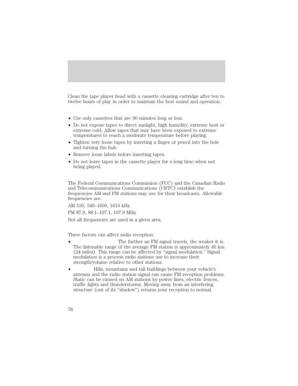 Controls and features | FORD 1999 Explorer User Manual | Page 78 / 264