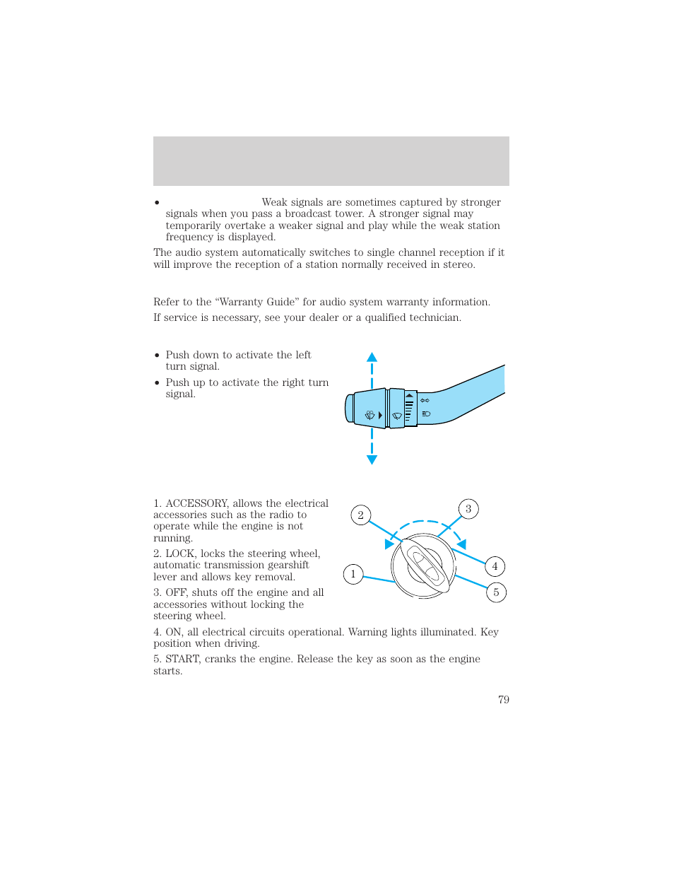 Controls and features | FORD 1999 Explorer User Manual | Page 79 / 264