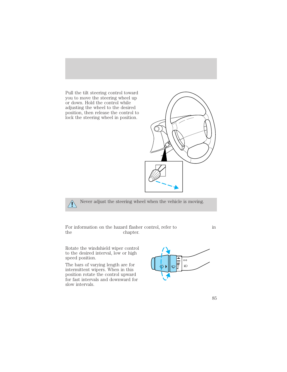 Controls and features | FORD 1999 Explorer User Manual | Page 85 / 264