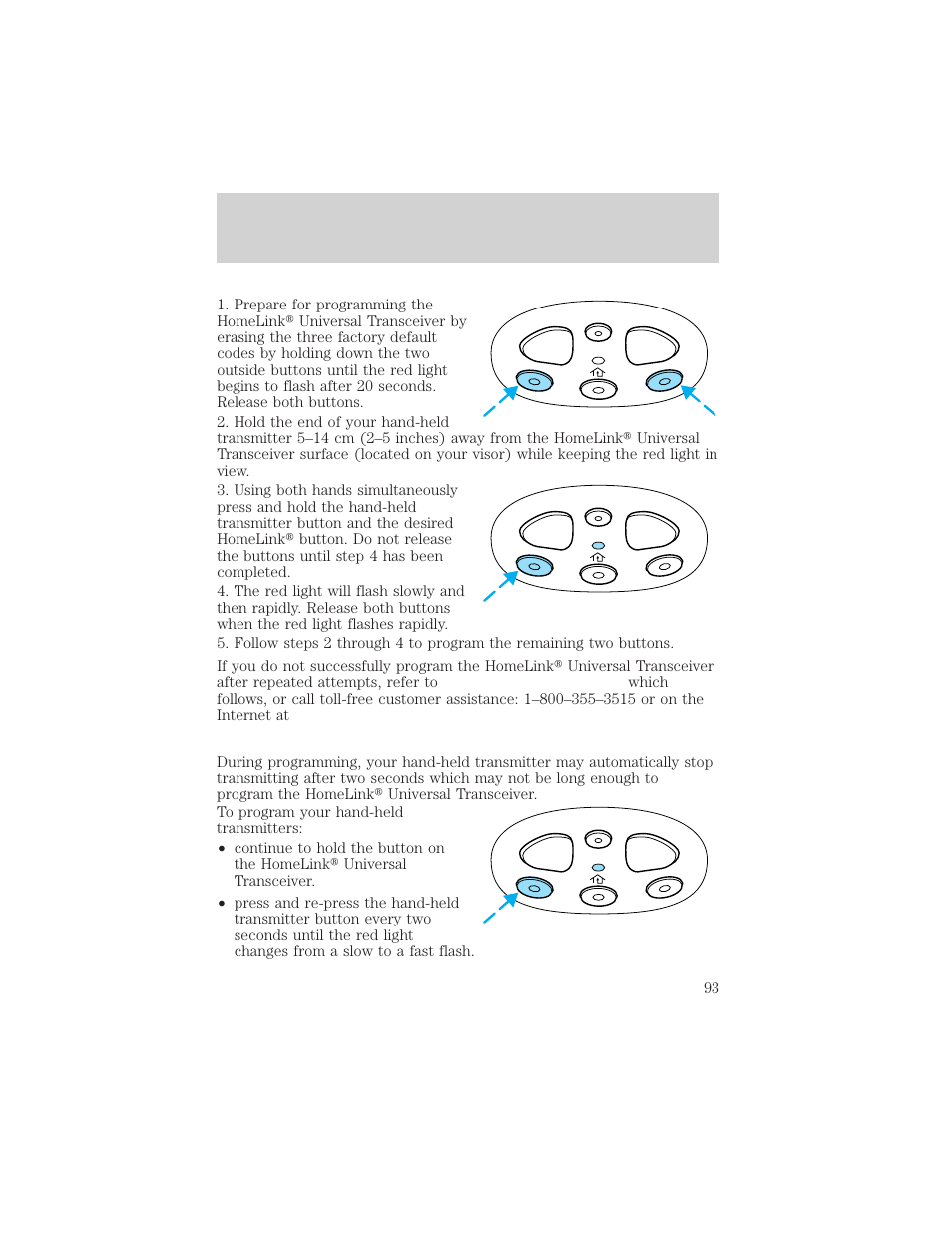 Controls and features | FORD 1999 Explorer User Manual | Page 93 / 264