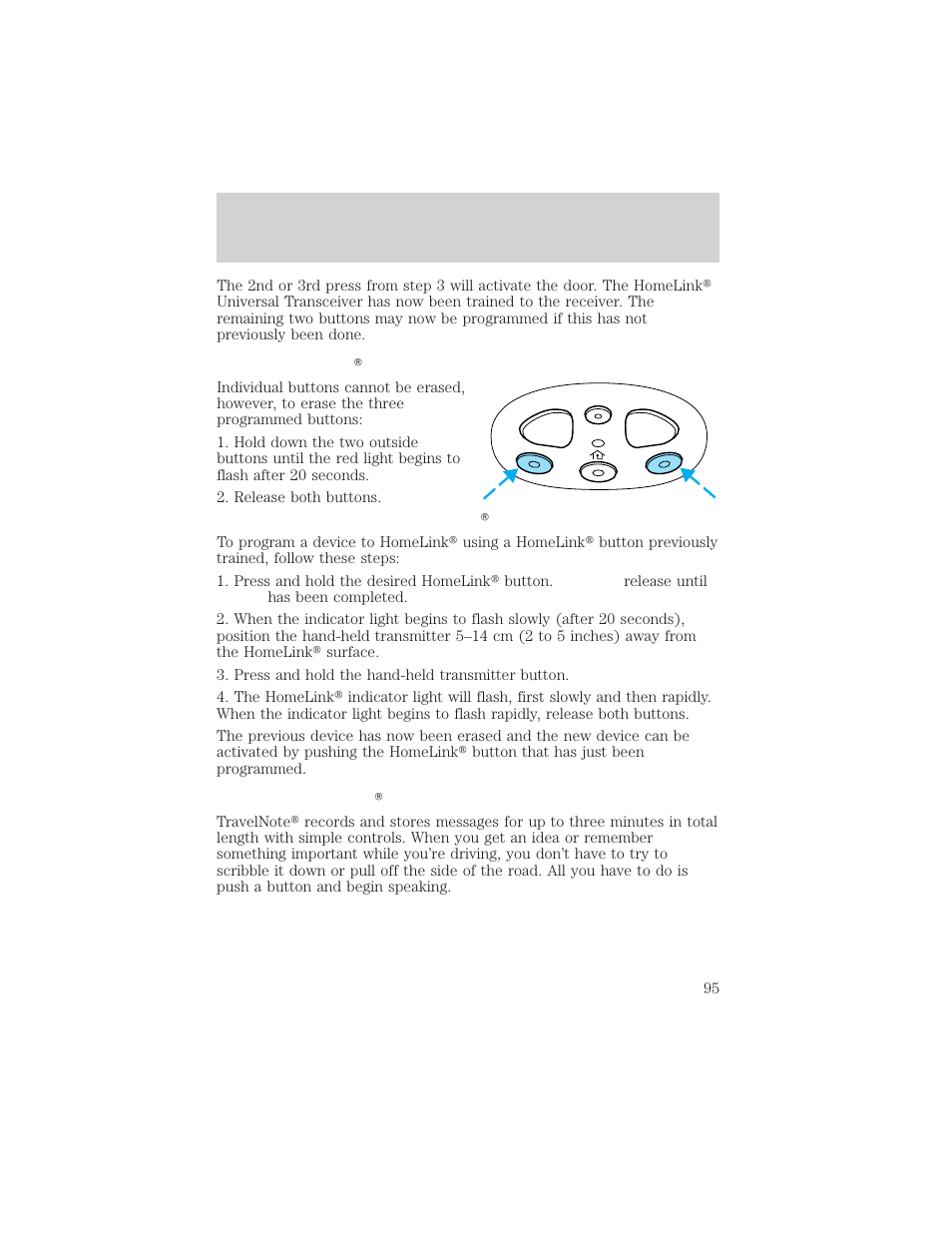 Controls and features | FORD 1999 Explorer User Manual | Page 95 / 264