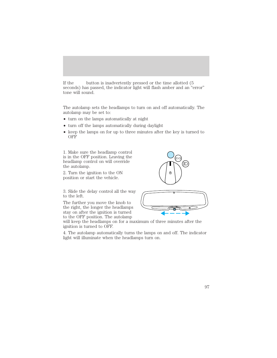 Controls and features | FORD 1999 Explorer User Manual | Page 97 / 264