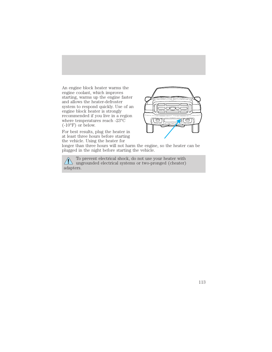 Starting | FORD 1999 F-550 v.1 User Manual | Page 113 / 240