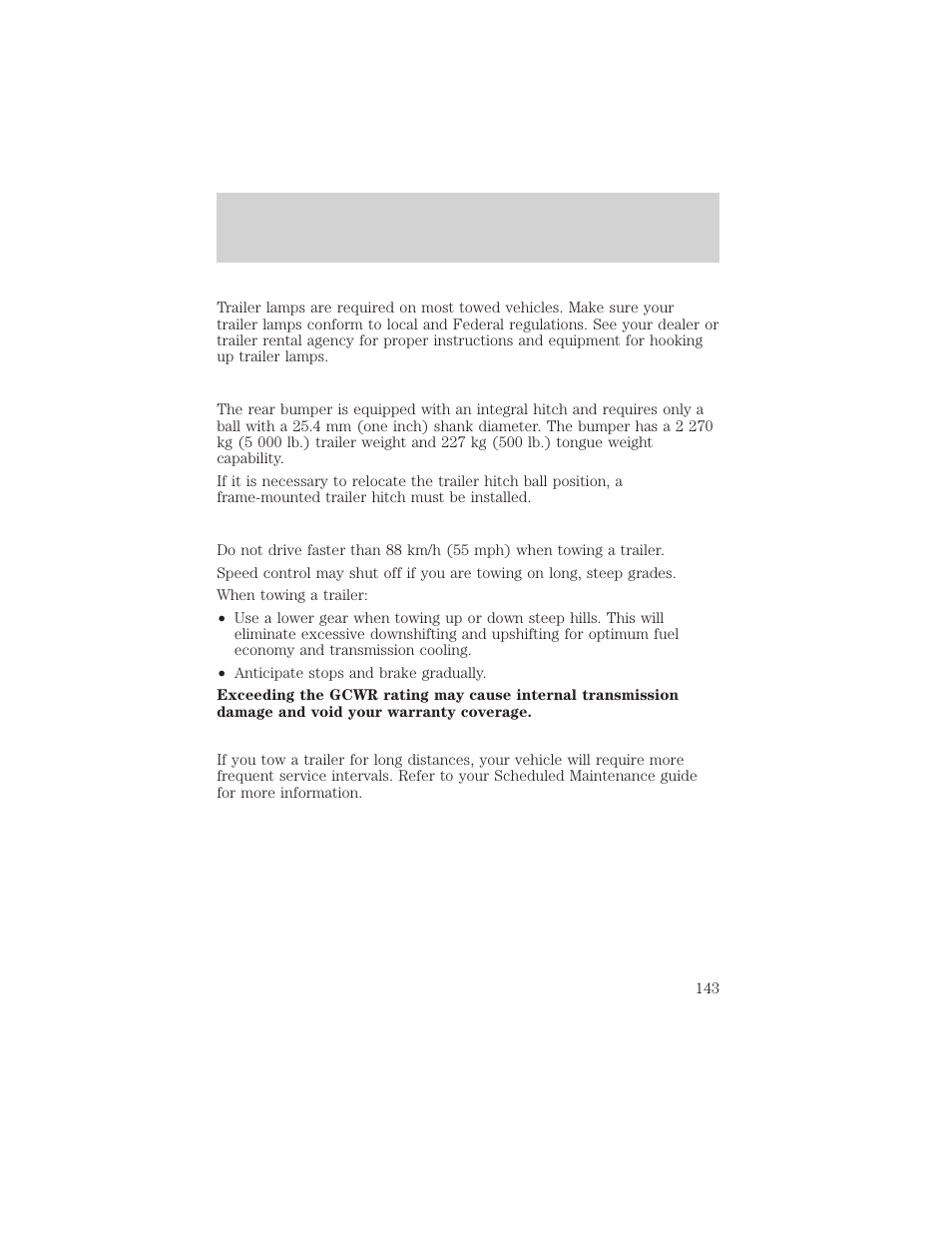 Driving | FORD 1999 F-550 v.1 User Manual | Page 143 / 240