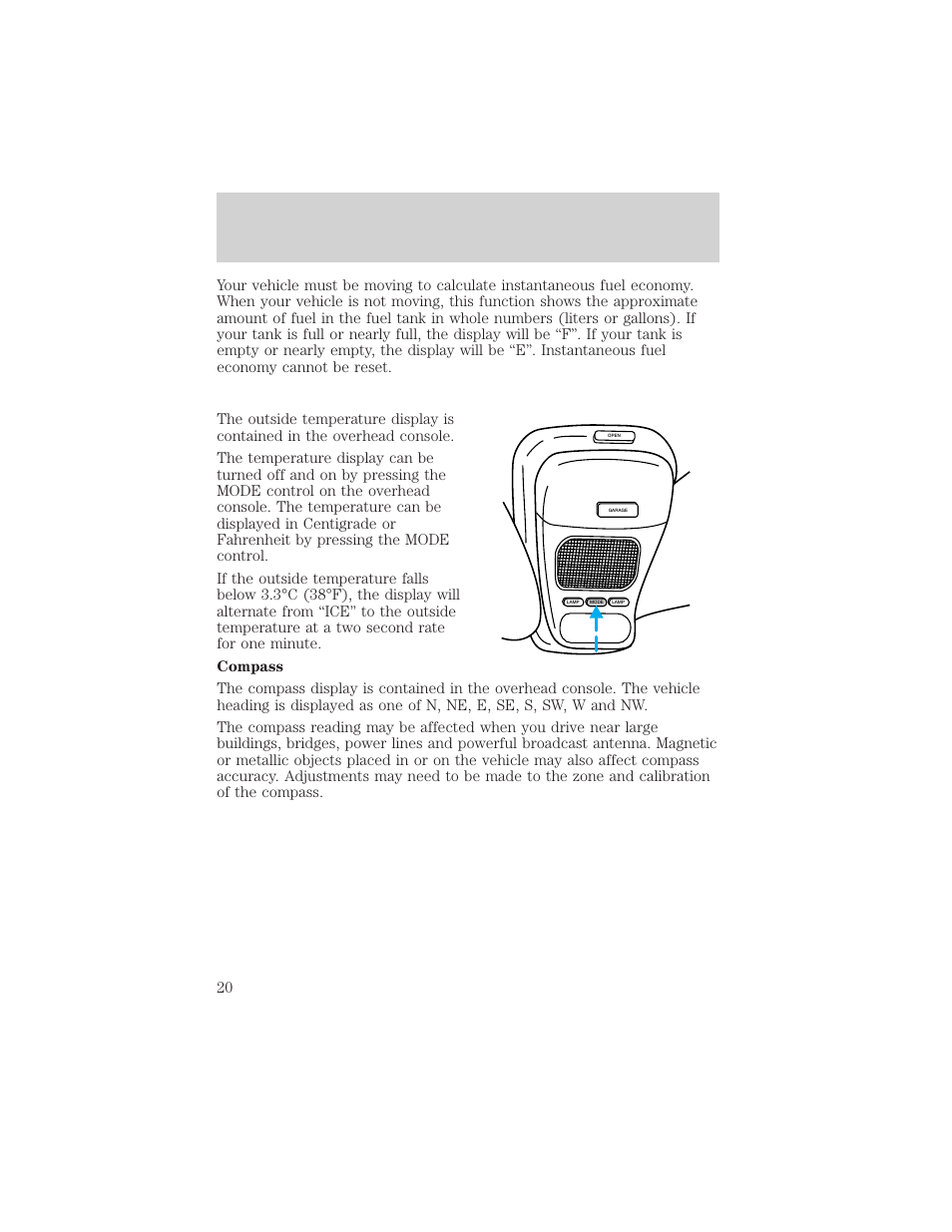 Instrumentation | FORD 1999 F-550 v.1 User Manual | Page 20 / 240