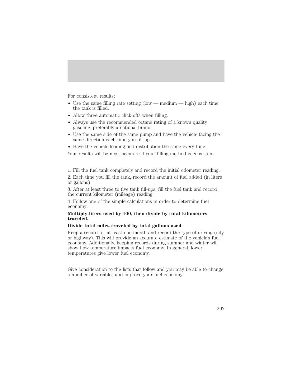 Maintenance and care | FORD 1999 F-550 v.1 User Manual | Page 207 / 240