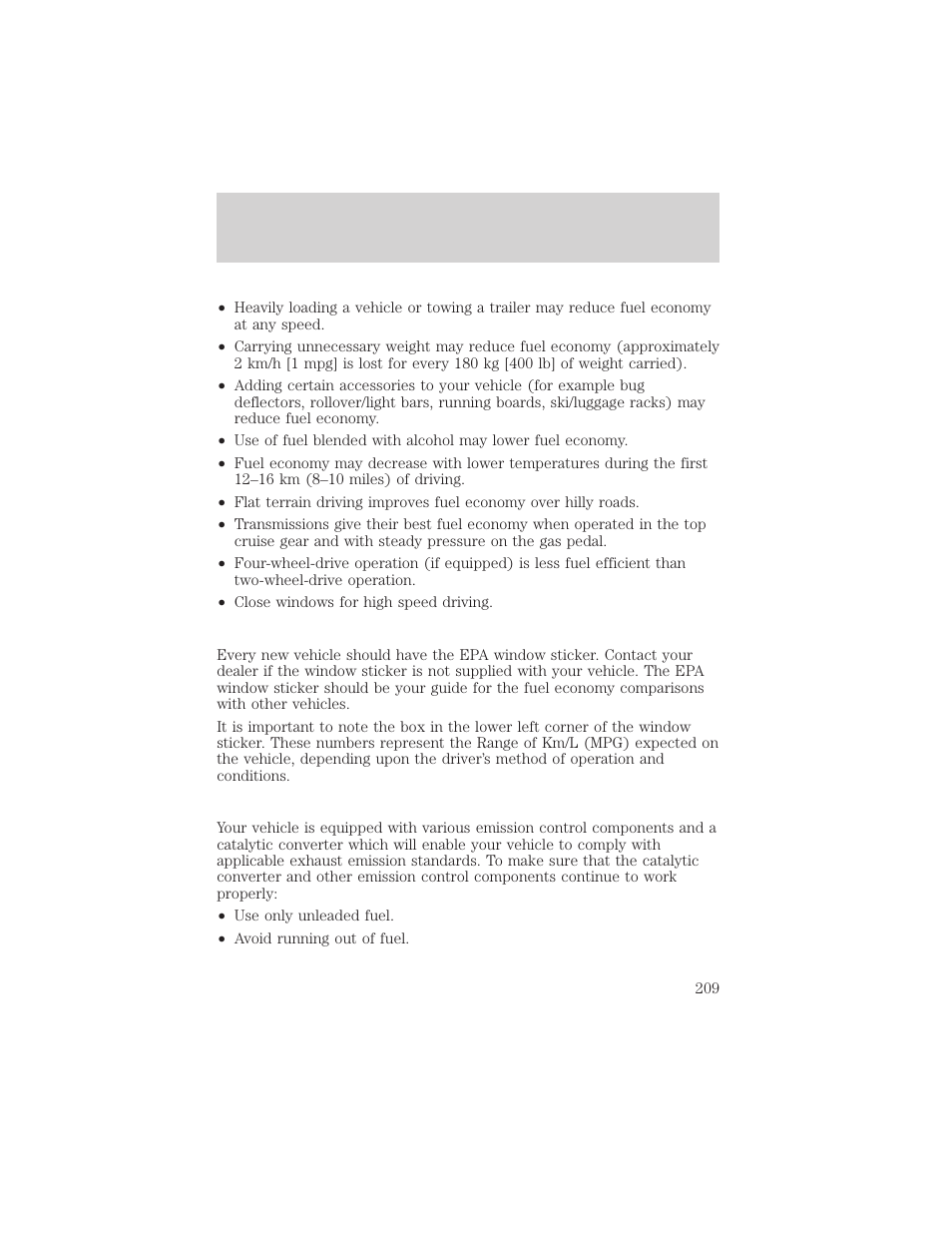 Maintenance and care | FORD 1999 F-550 v.1 User Manual | Page 209 / 240