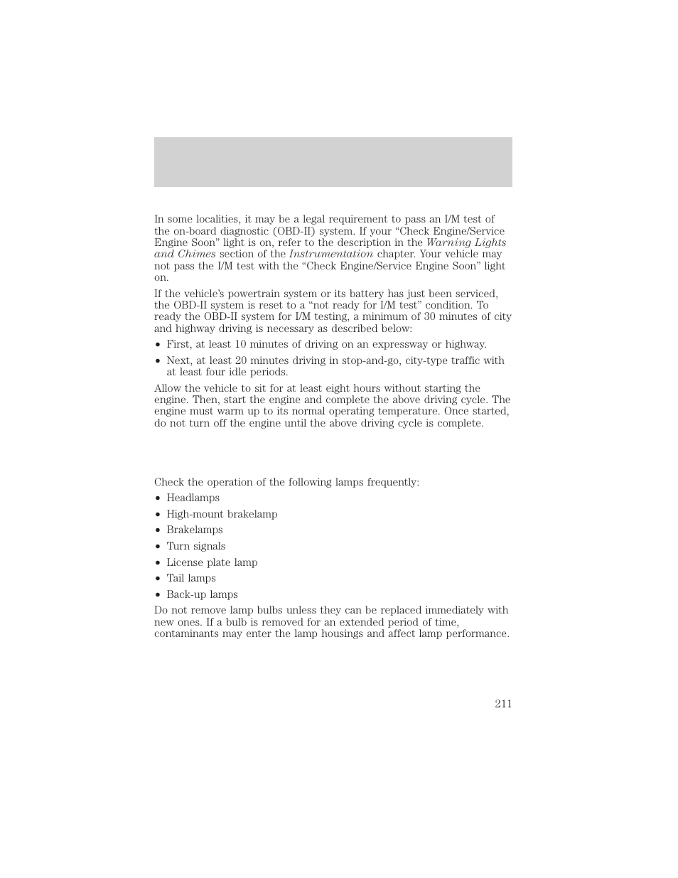 Maintenance and care | FORD 1999 F-550 v.1 User Manual | Page 211 / 240