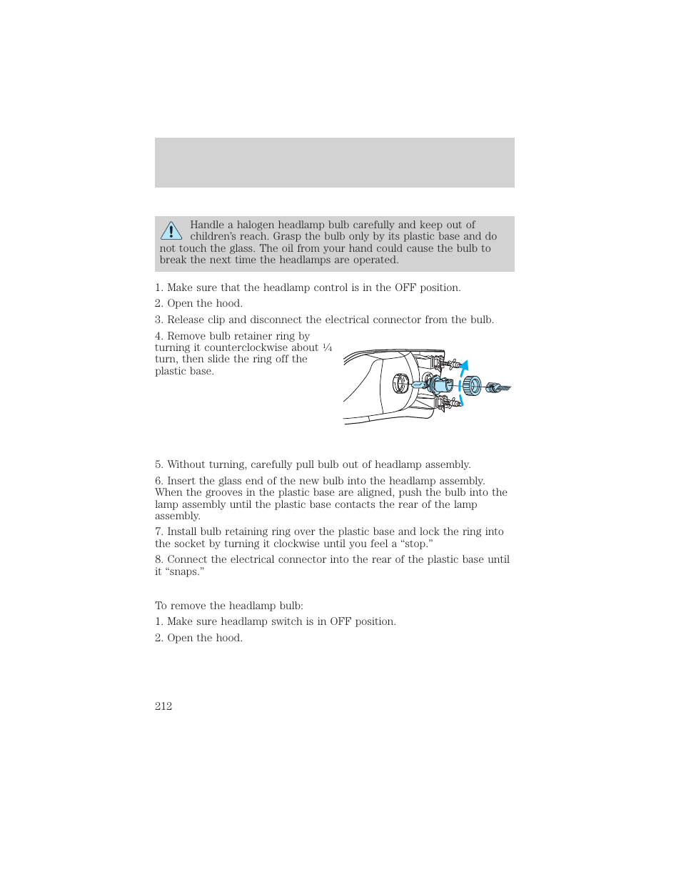 Maintenance and care | FORD 1999 F-550 v.1 User Manual | Page 212 / 240