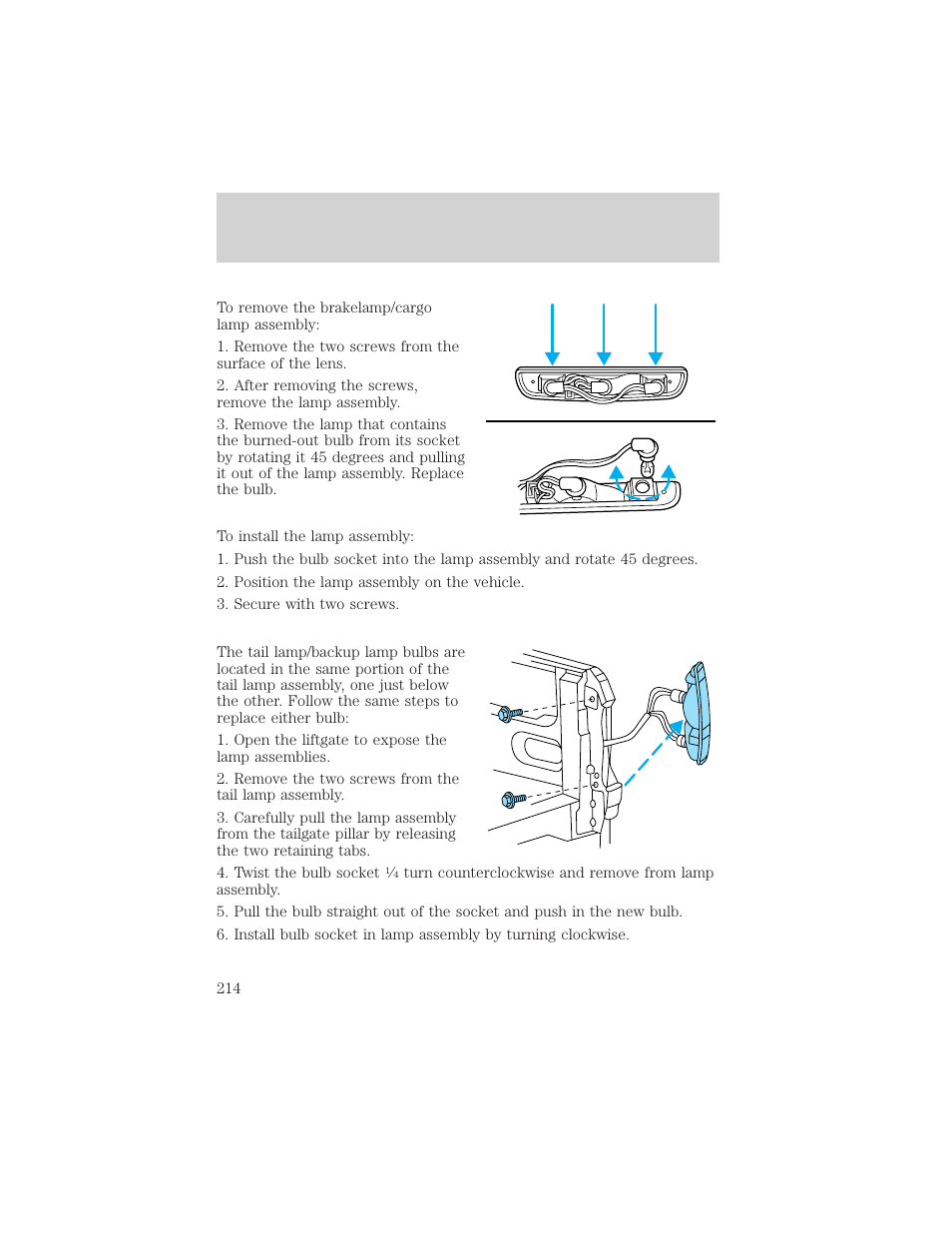 Maintenance and care | FORD 1999 F-550 v.1 User Manual | Page 214 / 240