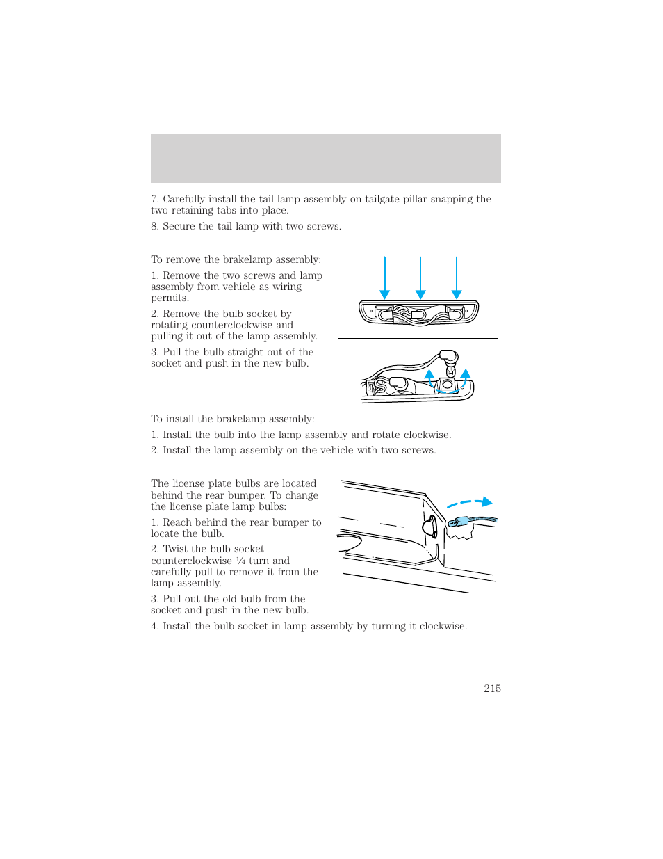 Maintenance and care | FORD 1999 F-550 v.1 User Manual | Page 215 / 240