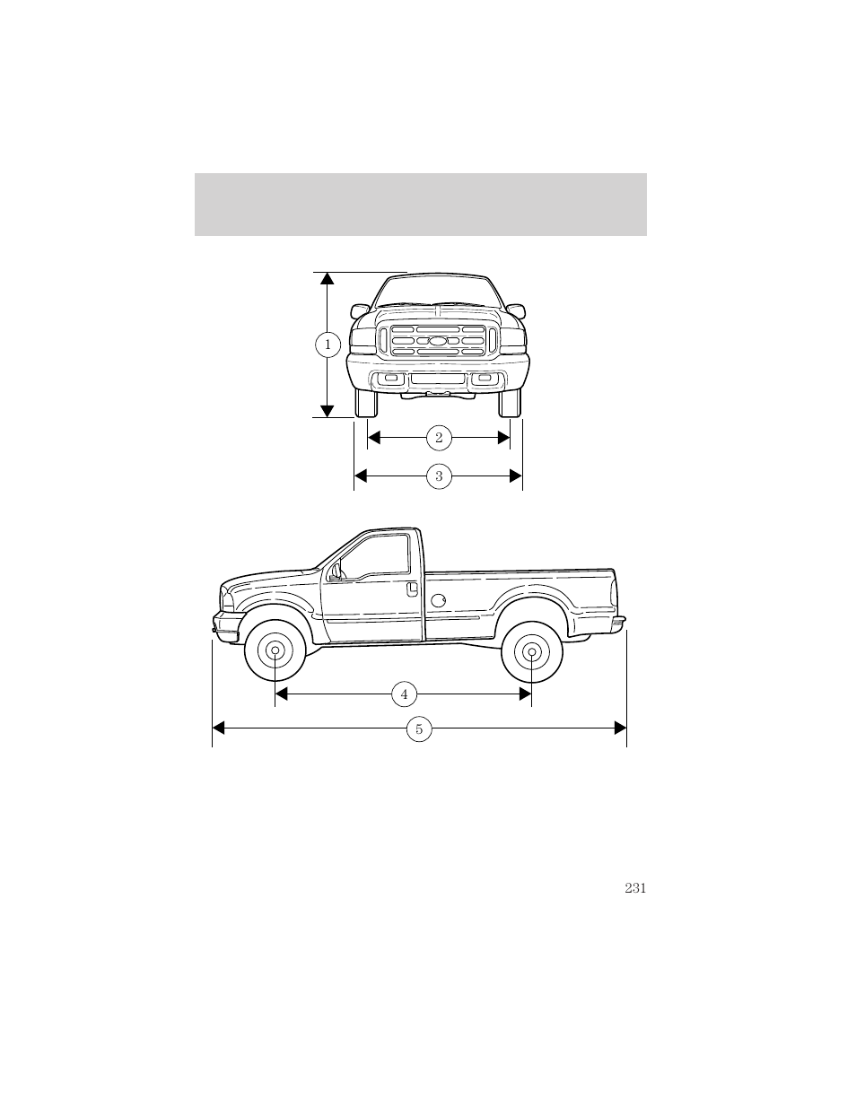 Capacities and specifications | FORD 1999 F-550 v.1 User Manual | Page 231 / 240