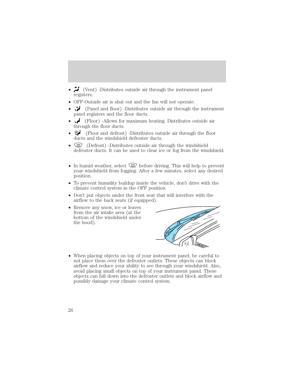 Controls and features | FORD 1999 F-550 v.1 User Manual | Page 26 / 240