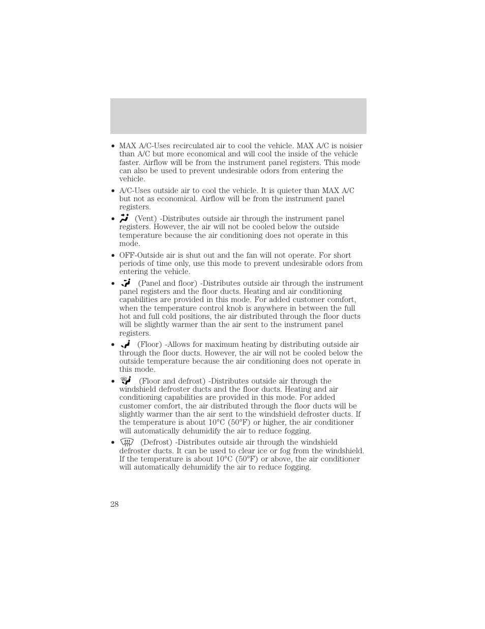 Controls and features | FORD 1999 F-550 v.1 User Manual | Page 28 / 240
