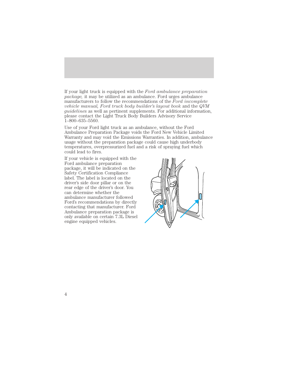 Introduction | FORD 1999 F-550 v.1 User Manual | Page 4 / 240