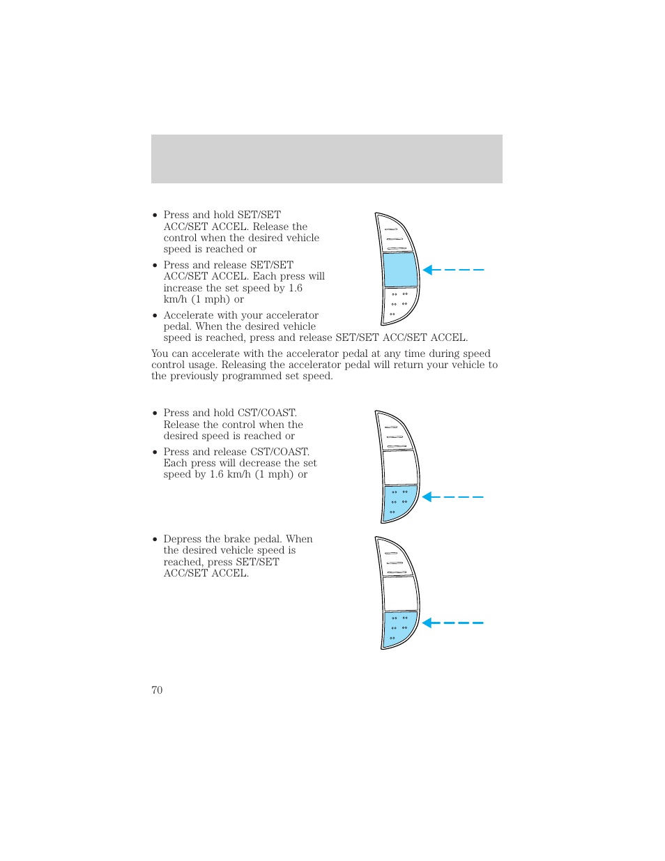 Controls and features | FORD 1999 F-550 v.1 User Manual | Page 70 / 240