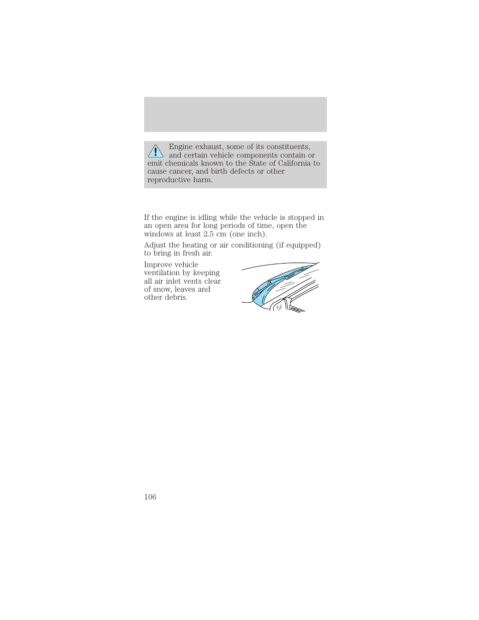 Starting | FORD 1999 Taurus User Manual | Page 106 / 224