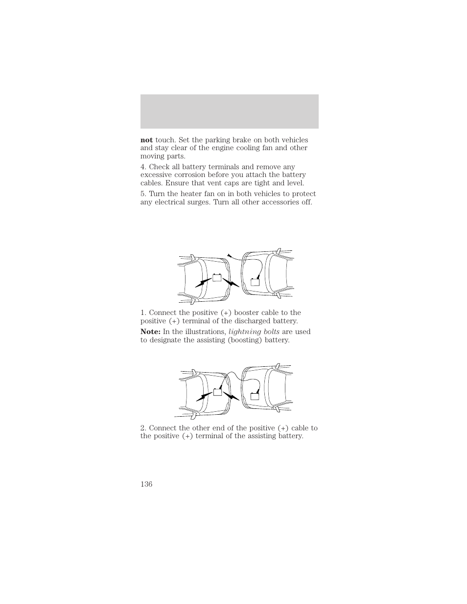 Roadside emergencies | FORD 1999 Taurus User Manual | Page 136 / 224