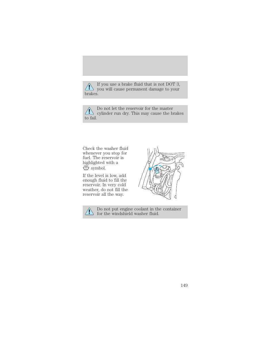 Maintenance and care | FORD 1999 Taurus User Manual | Page 149 / 224