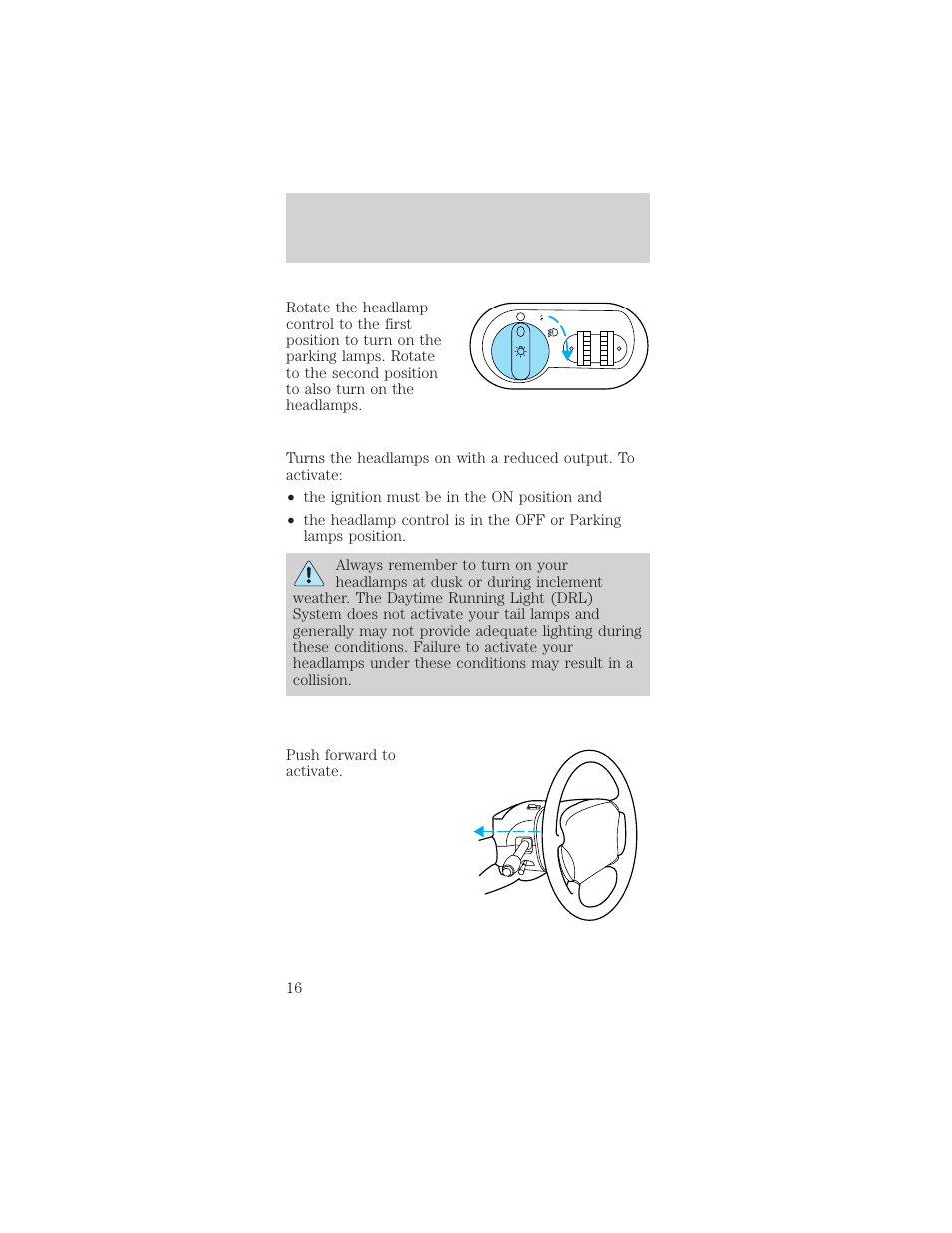 Controls and features | FORD 1999 Taurus User Manual | Page 16 / 224
