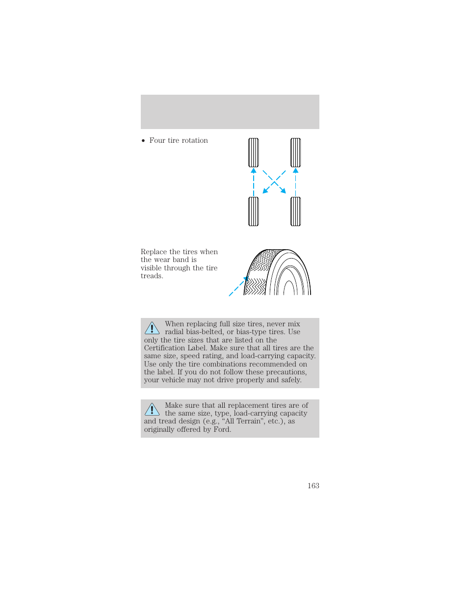 Maintenance and care | FORD 1999 Taurus User Manual | Page 163 / 224