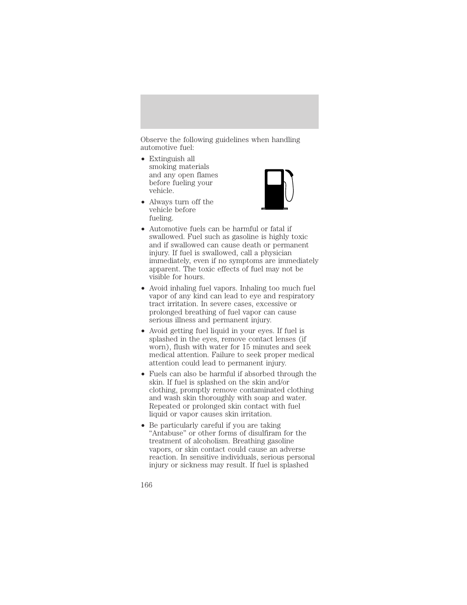 Maintenance and care | FORD 1999 Taurus User Manual | Page 166 / 224