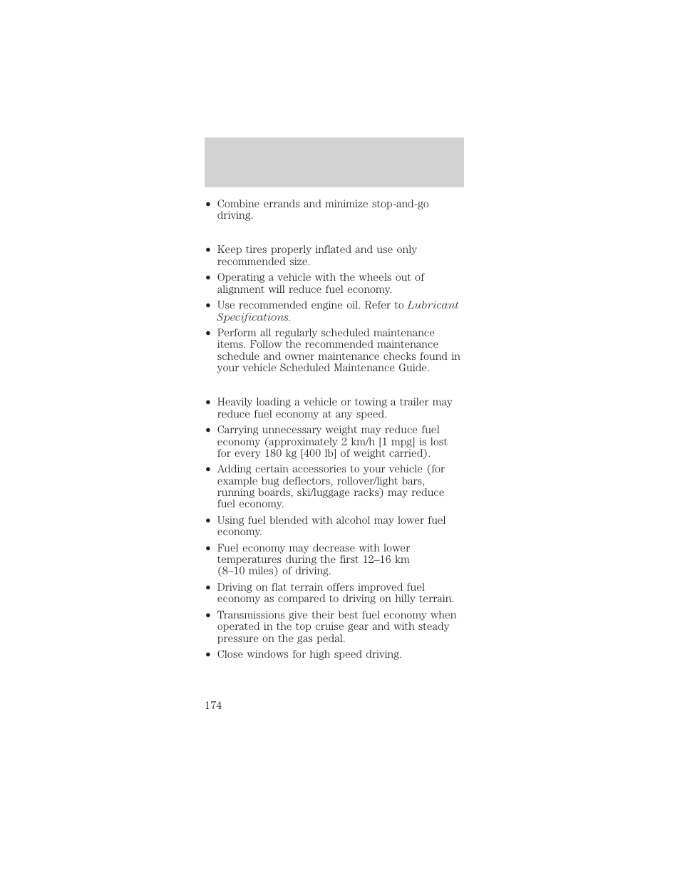 Maintenance and care | FORD 1999 Taurus User Manual | Page 174 / 224