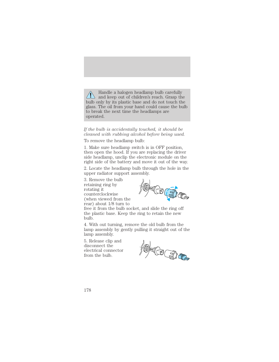 Maintenance and care | FORD 1999 Taurus User Manual | Page 178 / 224