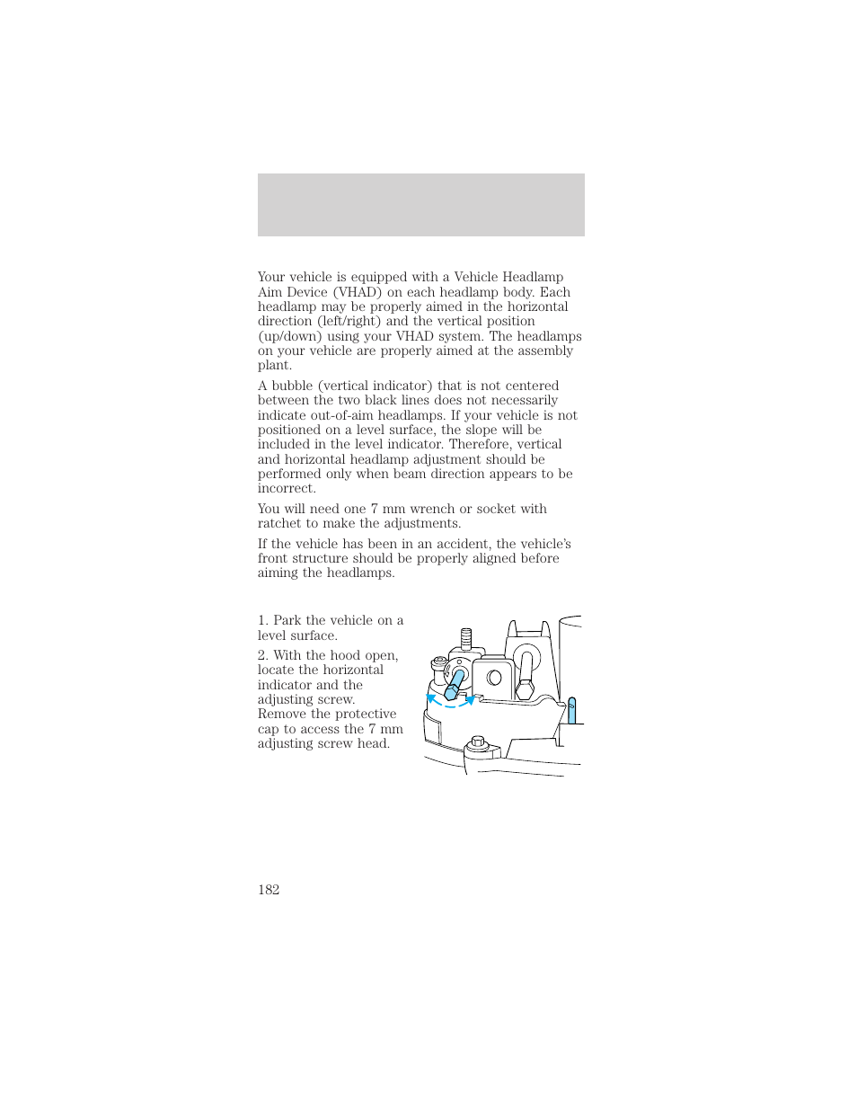 Maintenance and care | FORD 1999 Taurus User Manual | Page 182 / 224