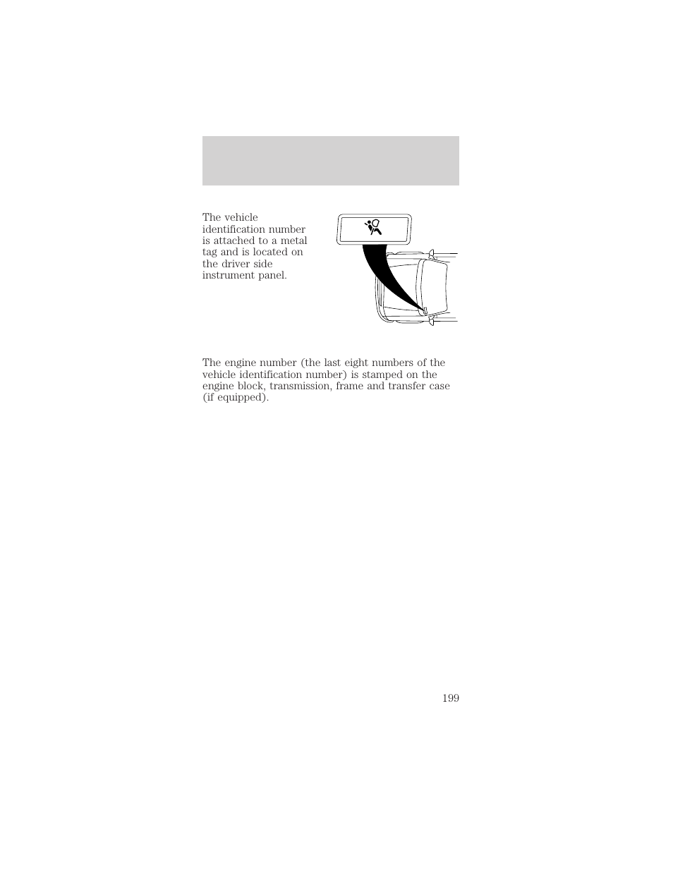 Capacities and specifications | FORD 1999 Taurus User Manual | Page 199 / 224