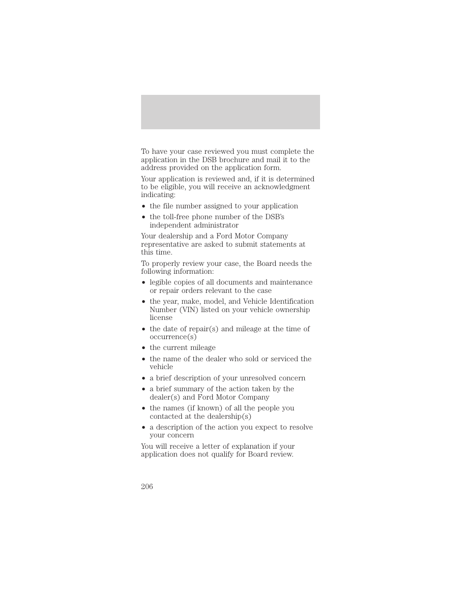 Customer assistance | FORD 1999 Taurus User Manual | Page 206 / 224