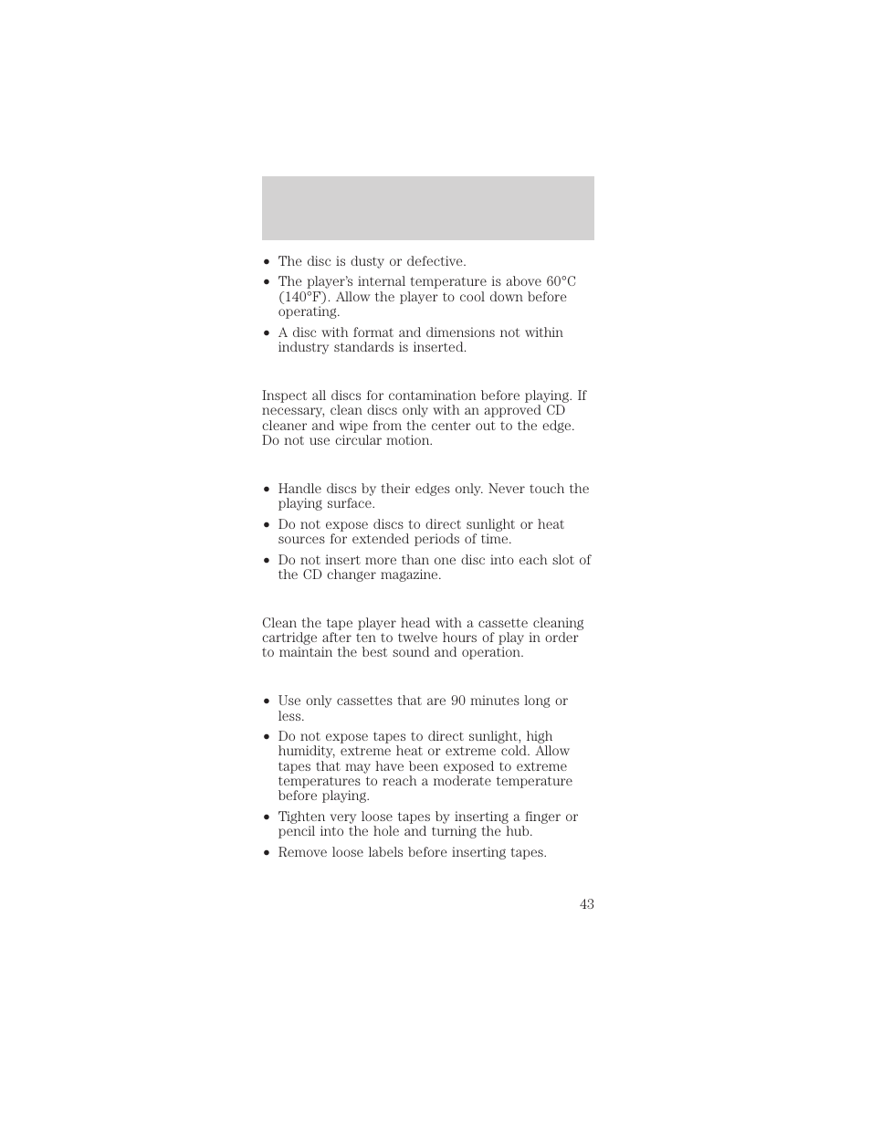 Controls and features | FORD 1999 Taurus User Manual | Page 43 / 224