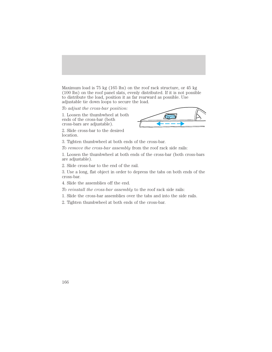 Driving | FORD 1999 Windstar User Manual | Page 166 / 248