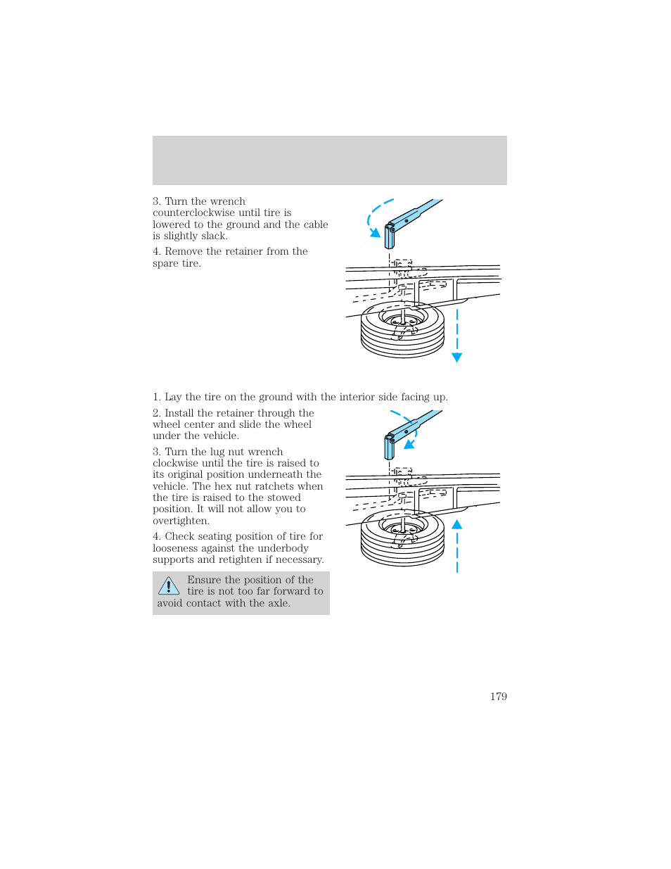 Roadside emergencies | FORD 1999 Windstar User Manual | Page 179 / 248
