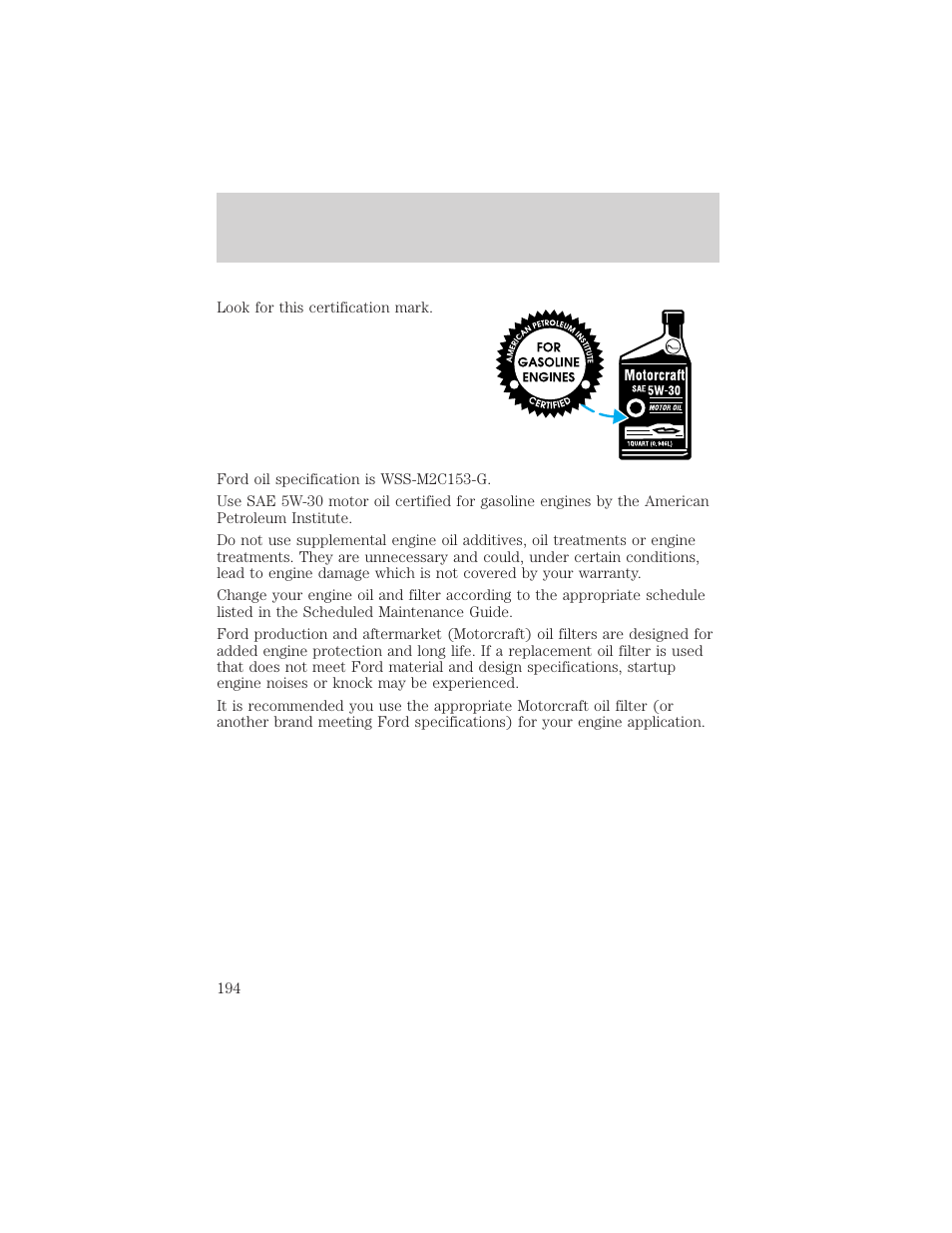 Maintenance and care | FORD 1999 Windstar User Manual | Page 194 / 248