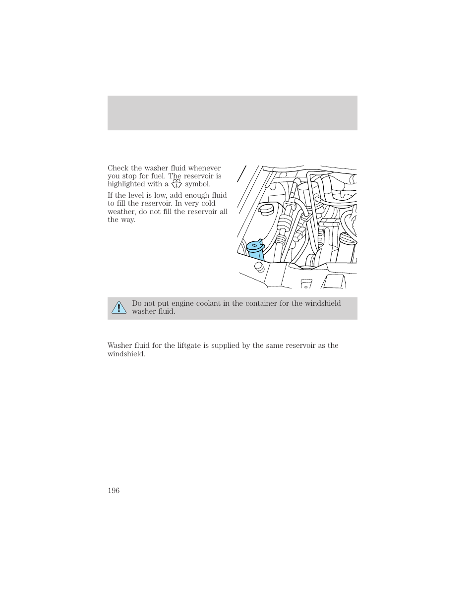 Maintenance and care | FORD 1999 Windstar User Manual | Page 196 / 248