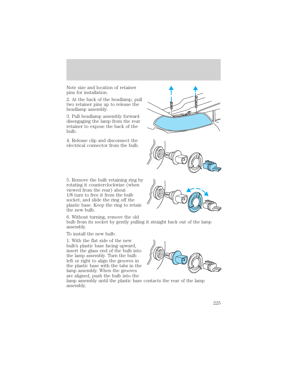 Maintenance and care | FORD 1999 Windstar User Manual | Page 225 / 248