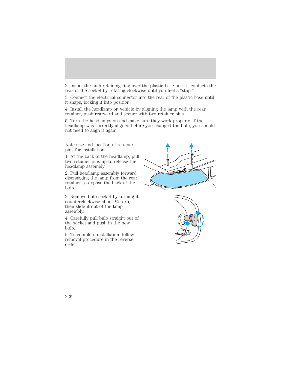 Maintenance and care | FORD 1999 Windstar User Manual | Page 226 / 248