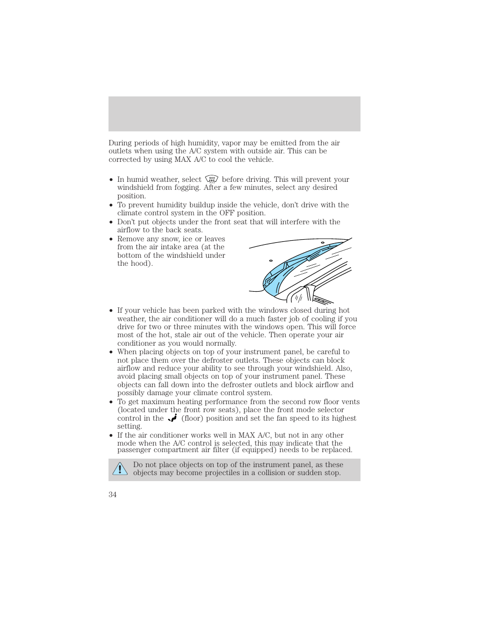 Controls and features | FORD 1999 Windstar User Manual | Page 34 / 248