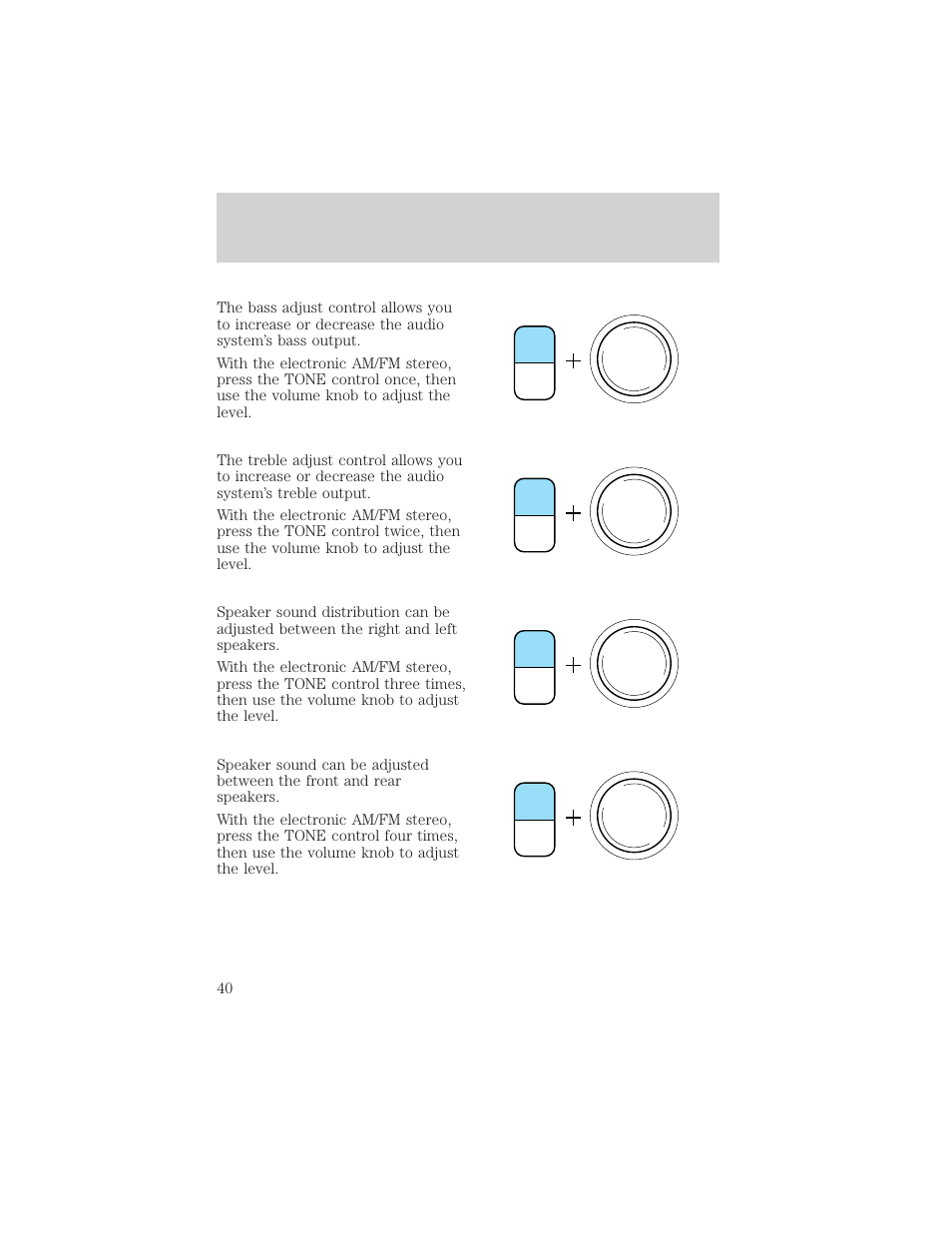 Controls and features | FORD 1999 Windstar User Manual | Page 40 / 248