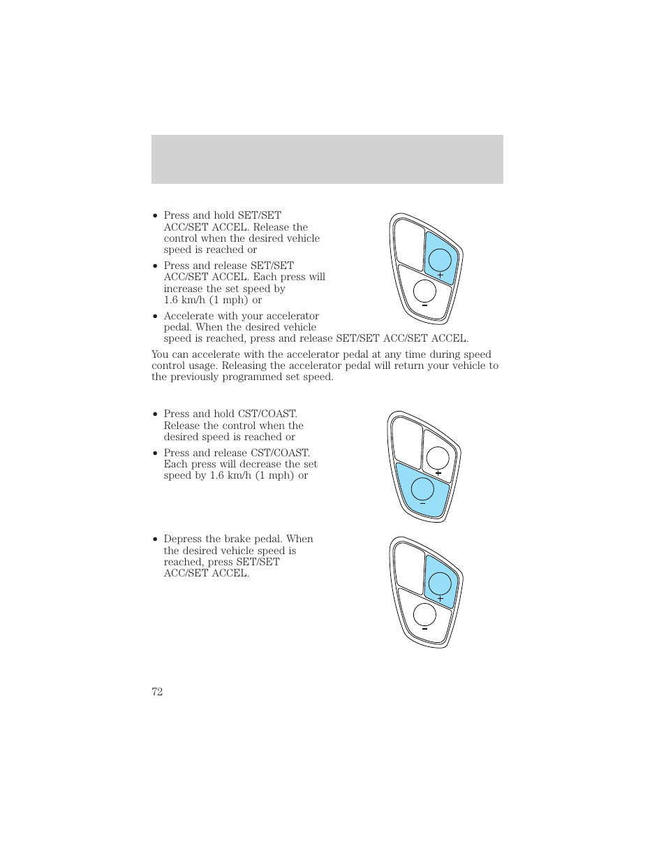 Controls and features | FORD 1999 Windstar User Manual | Page 72 / 248