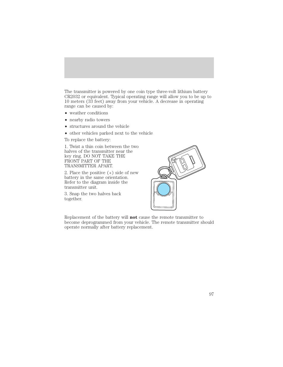 Controls and features | FORD 1999 Windstar User Manual | Page 97 / 248