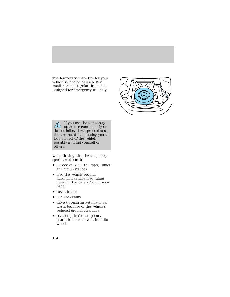 Roadside emergencies | FORD 1998 Escort User Manual | Page 114 / 191