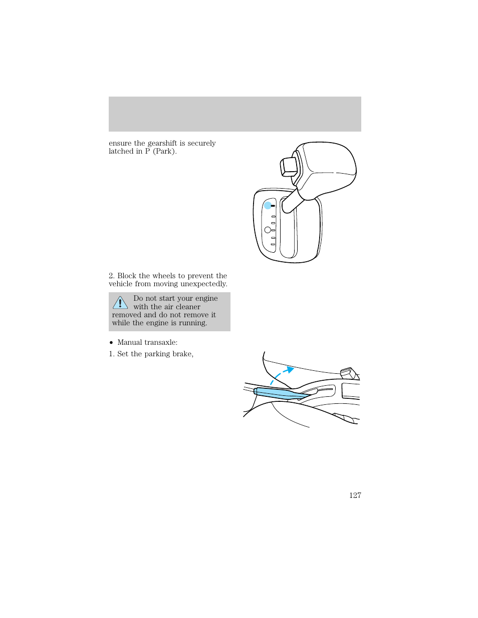 Maintenance and care | FORD 1998 Escort User Manual | Page 127 / 191